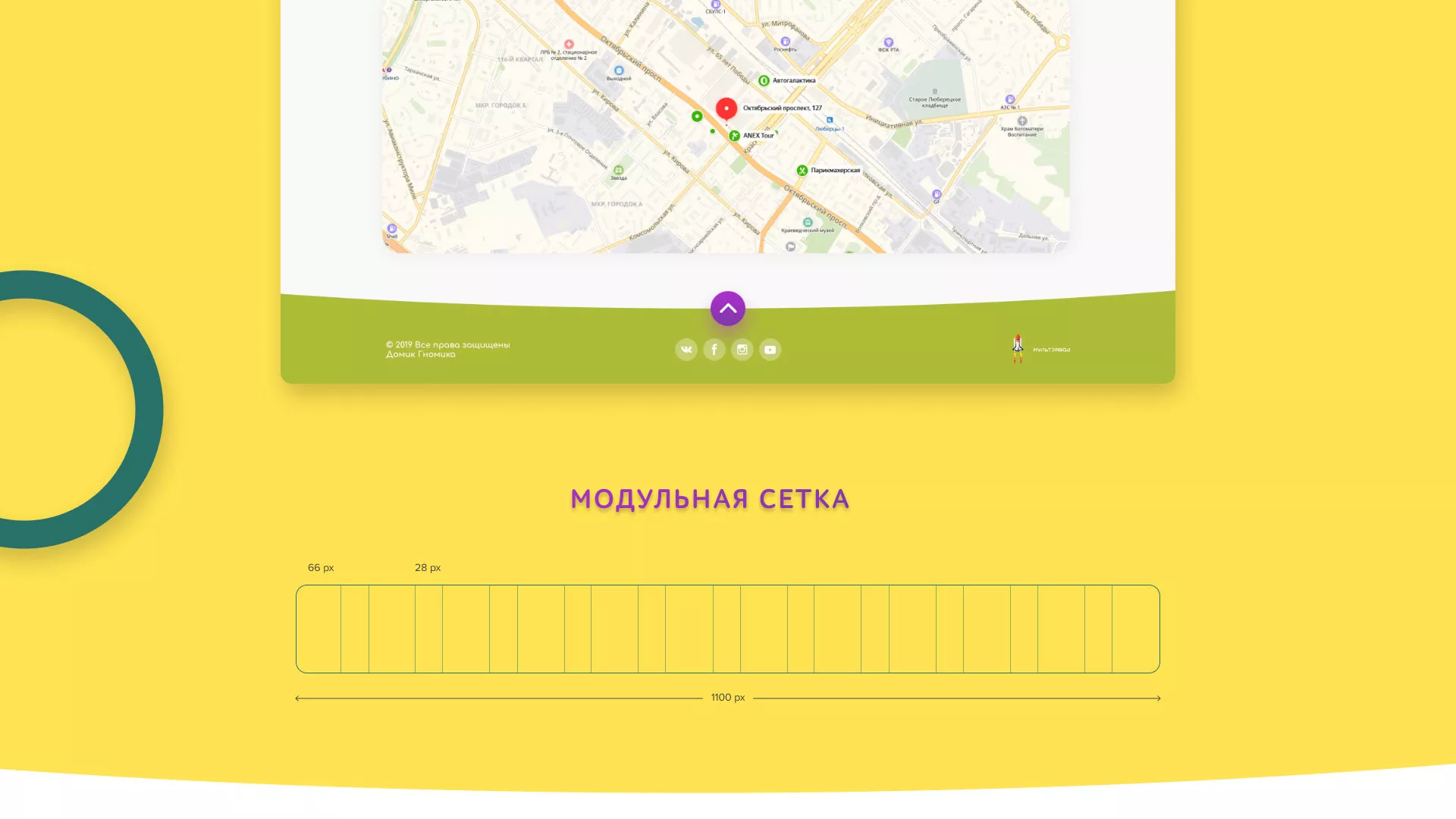 Разработка сайта детского активити-клуба «Домик гномика» в Воронеже