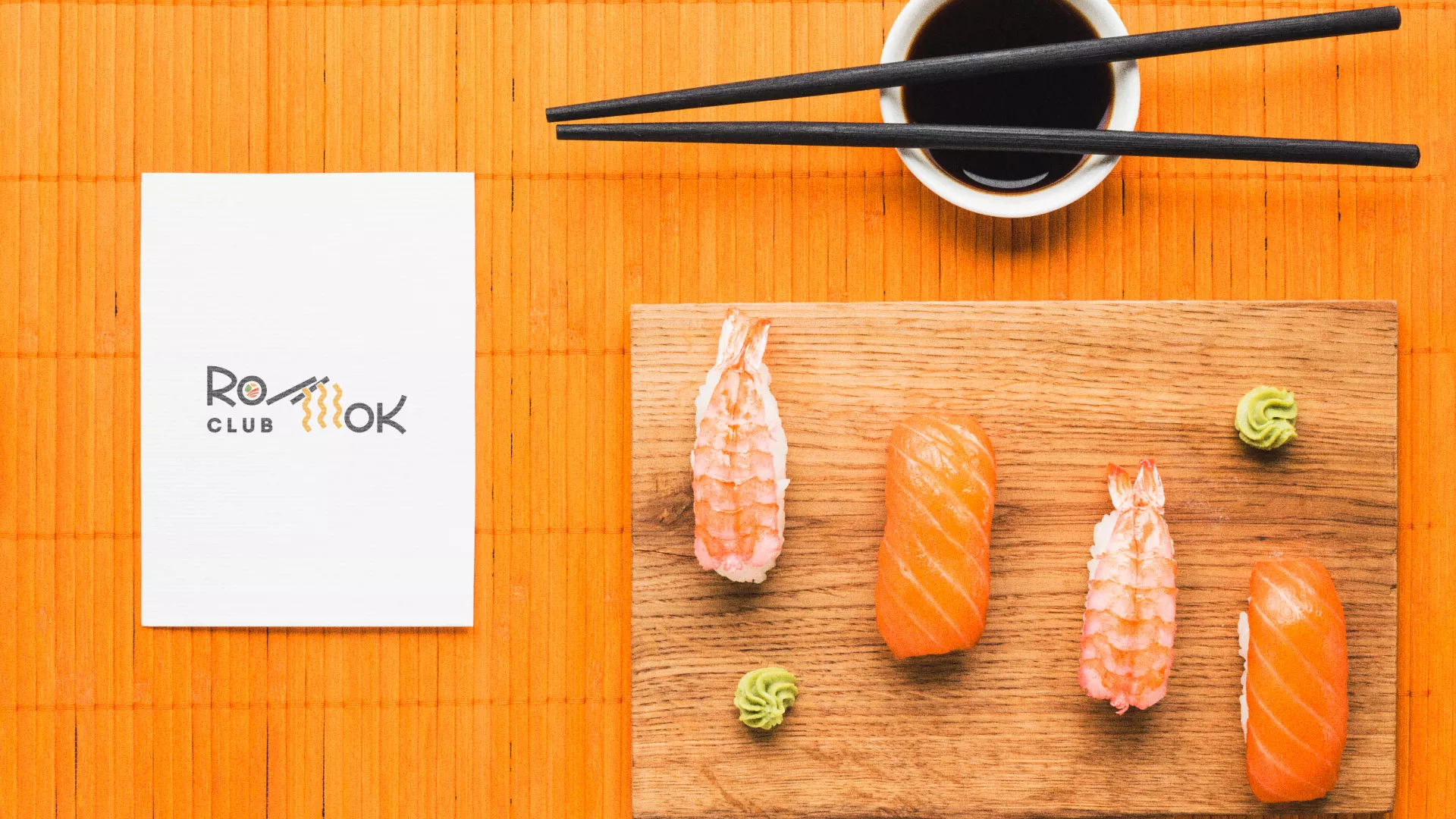 Создание логотипа суши-бара «Roll Wok Club» в Воронеже