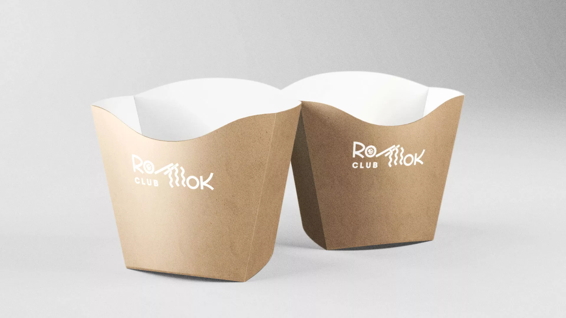 Создание логотипа суши-бара «Roll Wok Club» в Воронеже