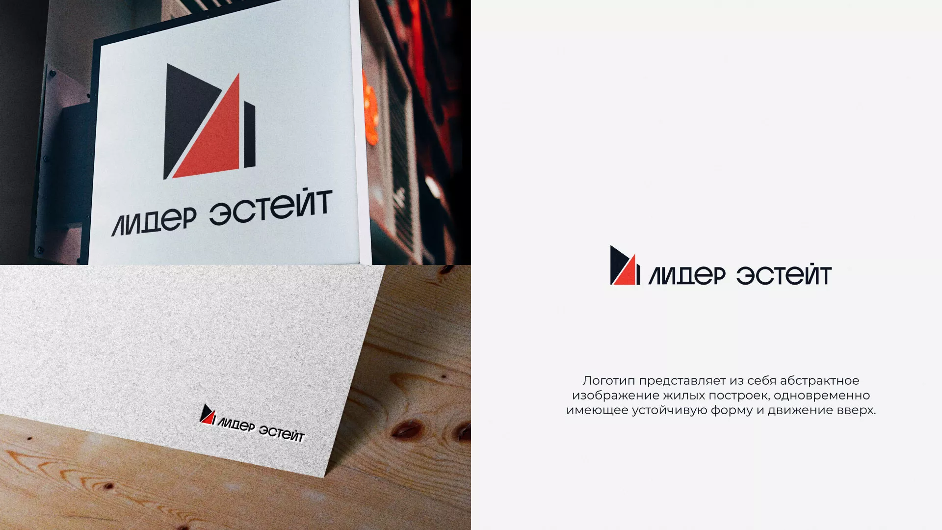 Сделали логотип для агентства недвижимости «Лидер Эстейт» в Воронеже