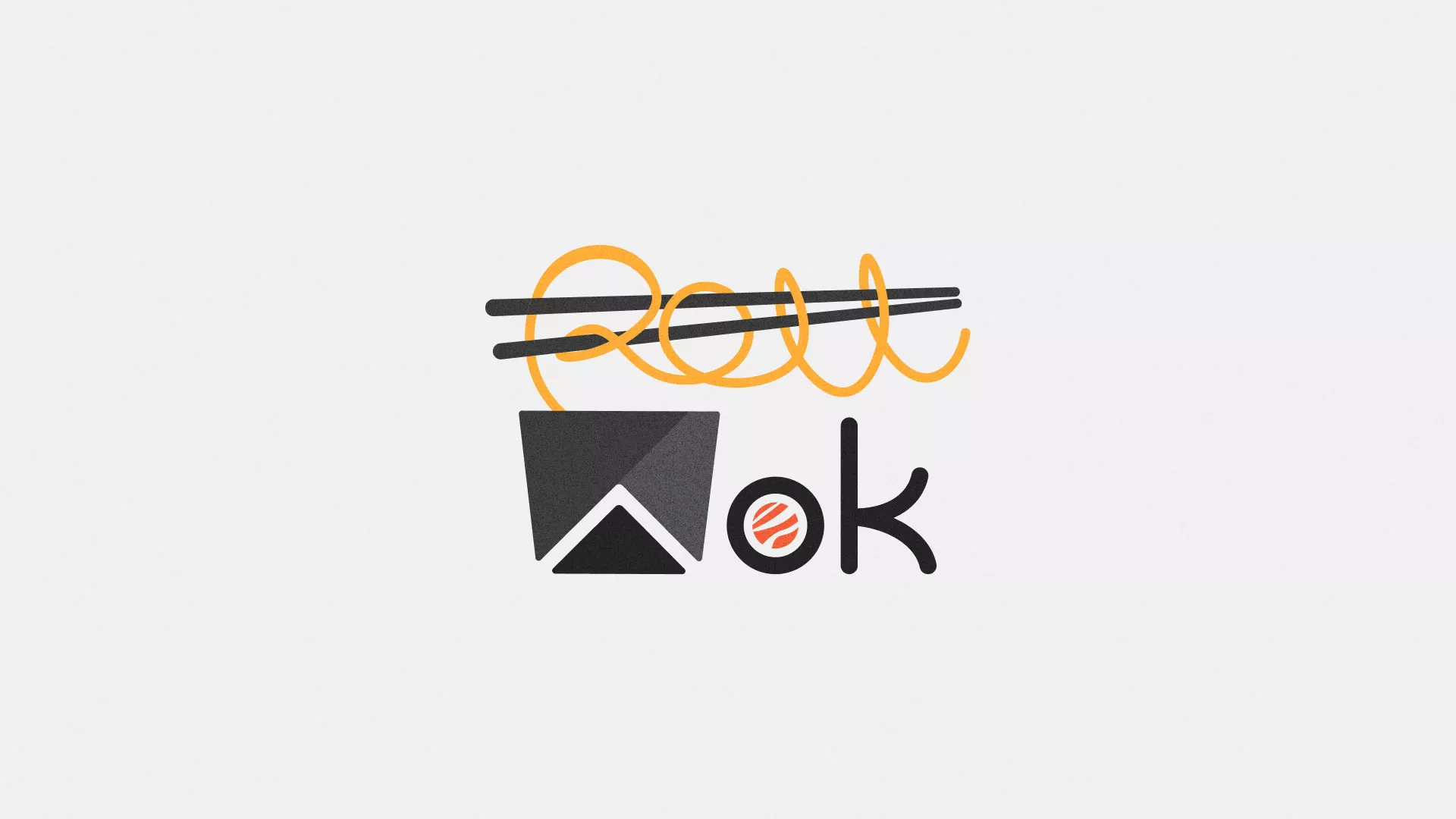 Разработка логотипа в Воронеже для суши-бара «Roll Wok Club» Разработка логотипа в Воронеже для суши-бара «Roll Wok Club»